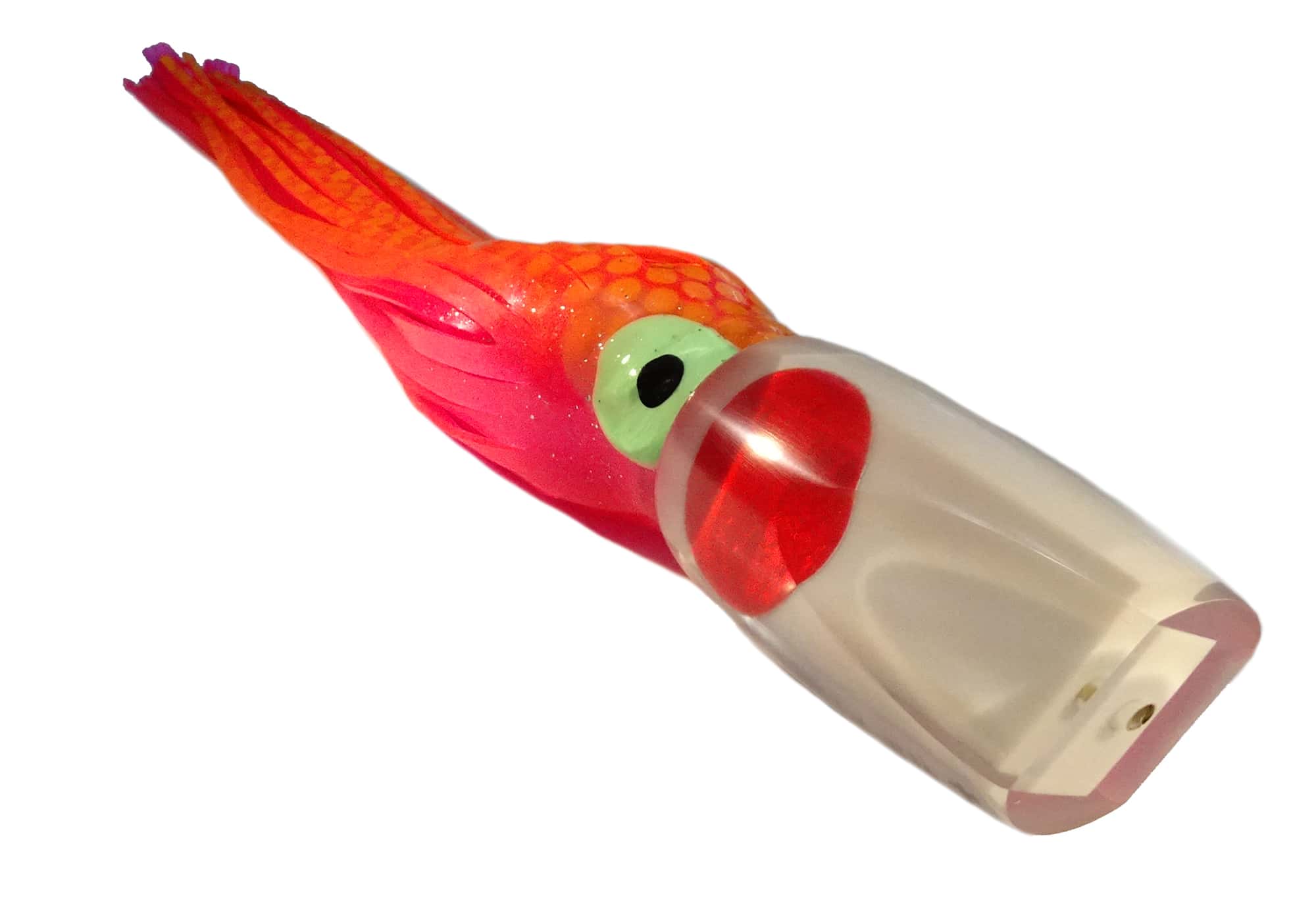 Jetts Lures - Chisel - Marlin Lures - Pearl White with Red Eye