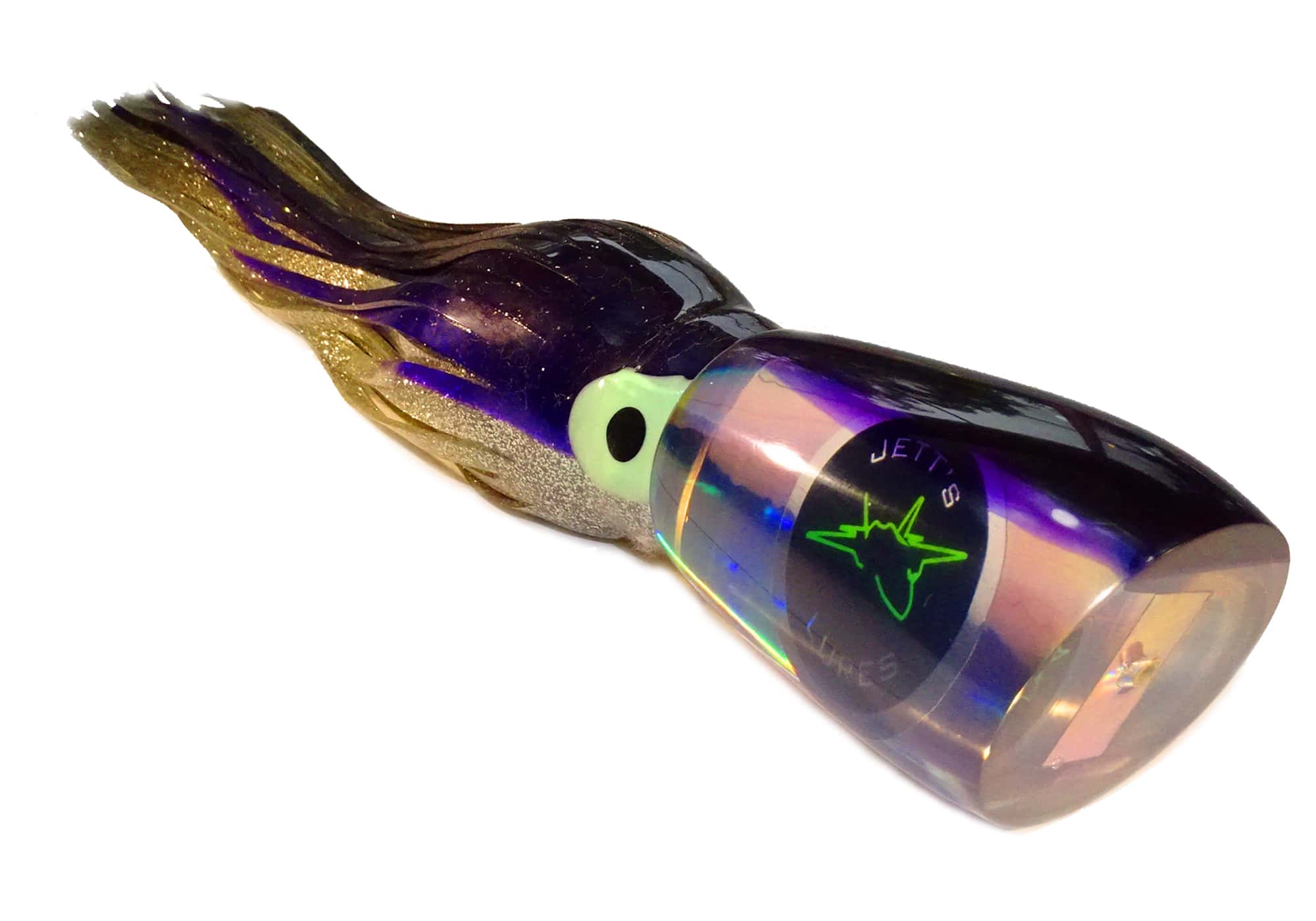 Jetts Lures - Mental Series - Purple Top - Clear