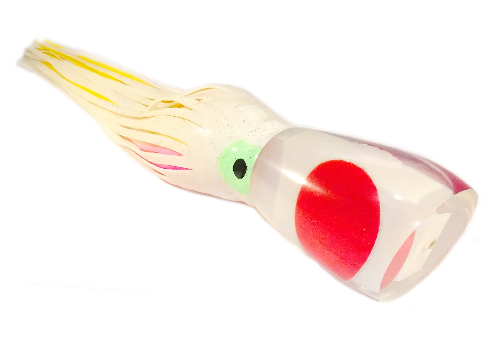 Jetts Lures - Mental Series - Red Eye with Yo-Zuri Skirts