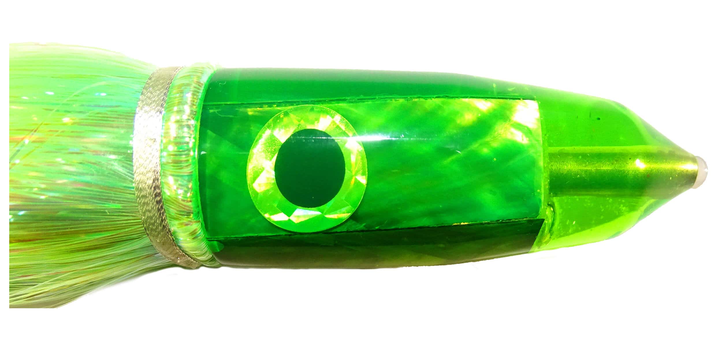 Frantic Lures - Lethal Bullet Series - Fluoro Green - Head