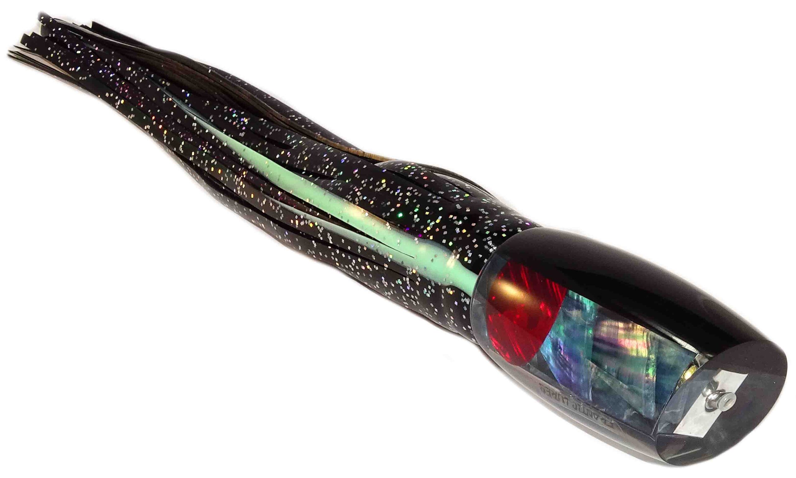 Frantic Lures - Havoc Series - Skirted - Black Top Clear Shell Head - Blackened
