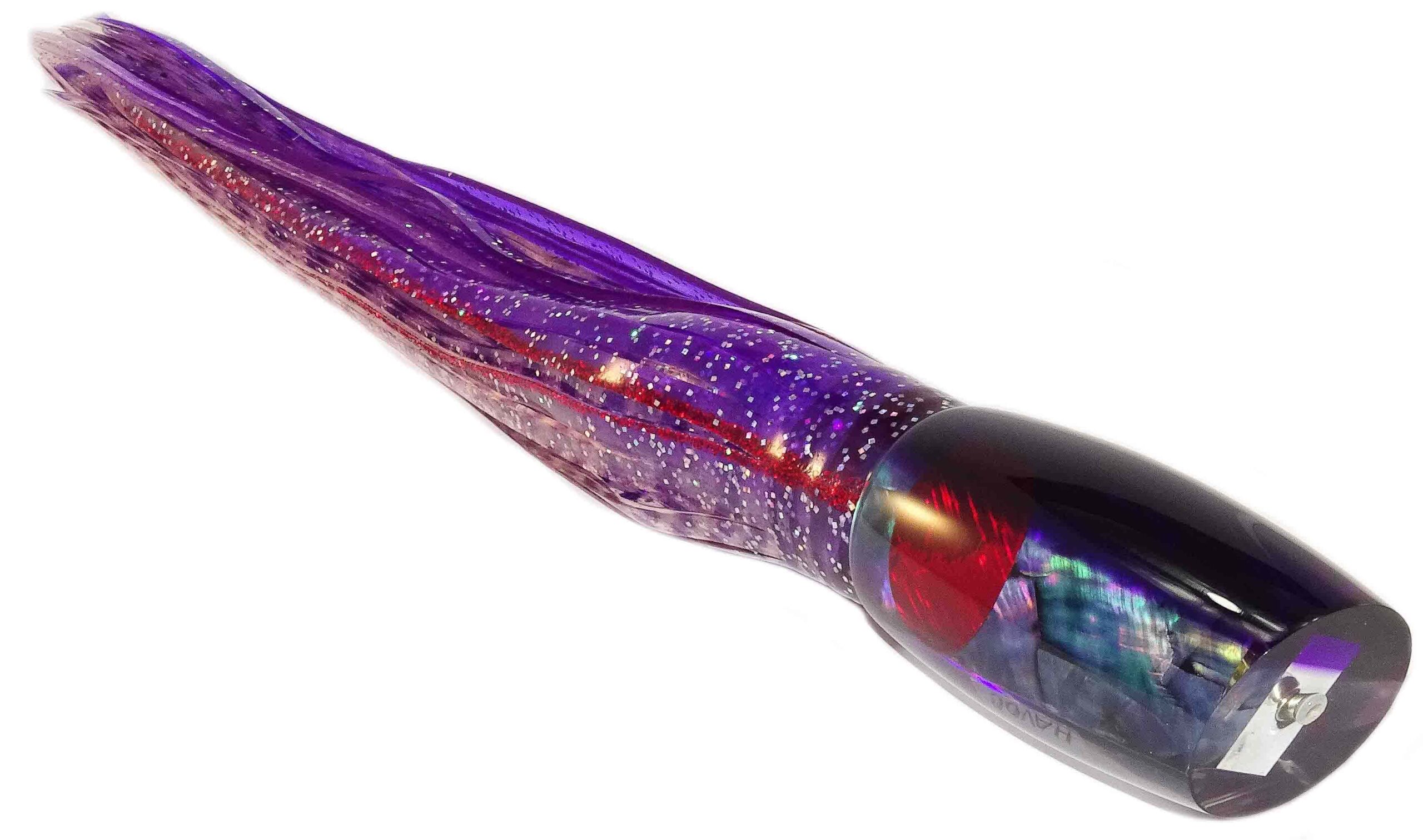 Frantic Lures - Havoc Series - Skirted - Purple Top Clear Shell - Damage Inc
