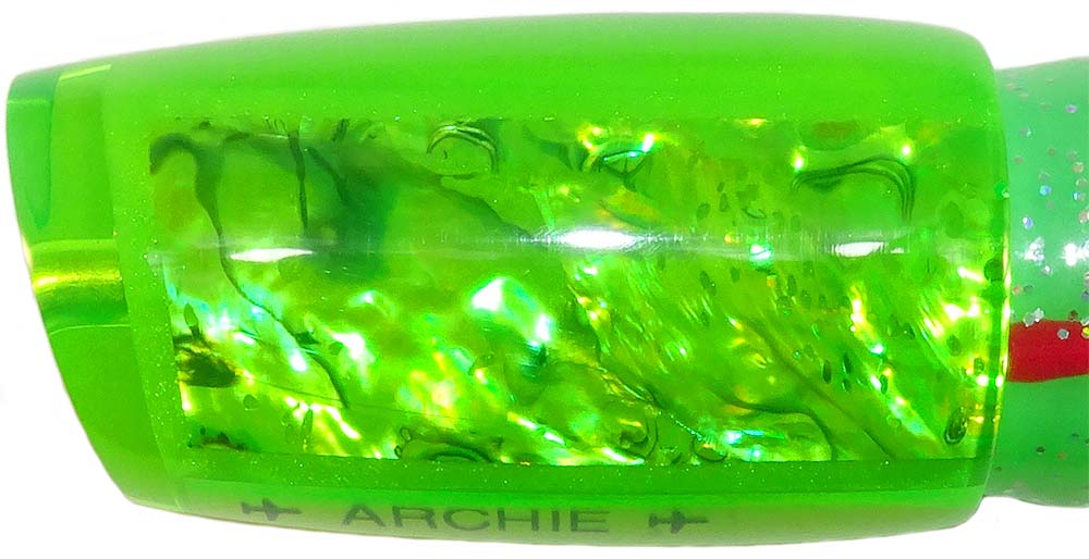 Jetts Lures - Grander Collector's Series - Archie - Green - Head