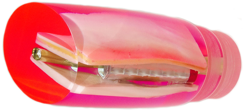 Crampton Baits - Hog - Pink Top - MOP Slab - Big Marlin Lures