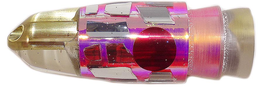 Tanigawa Lures - Two Hole Jet Series - Holographic Pink Lady with Cracked Glass