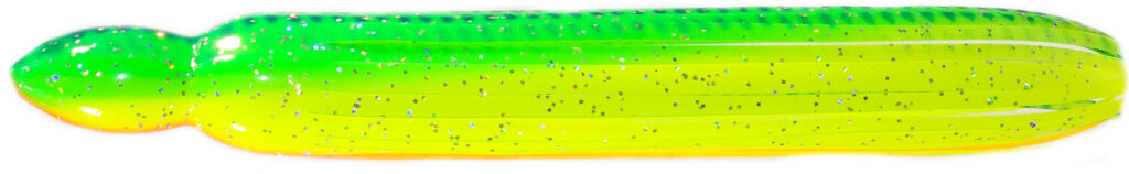 Tiamat Pelagic Trolling Skirts - TLPS 21 - Tropical Chartreuse - Side