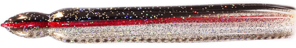 Tiamat Pelagic Trolling Skirts - TLPS 5 - Black Silver - Side