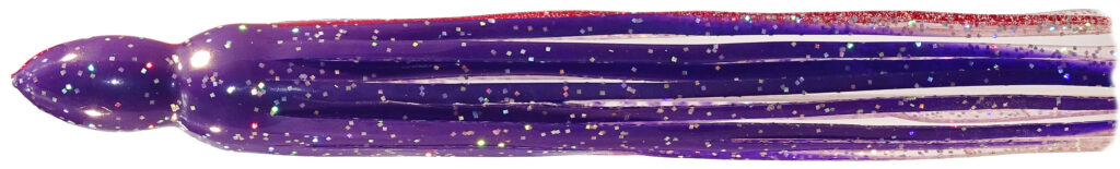 Tiamat Pelagic Trolling Skirts - TLPS 27 - Purple Silver - Side